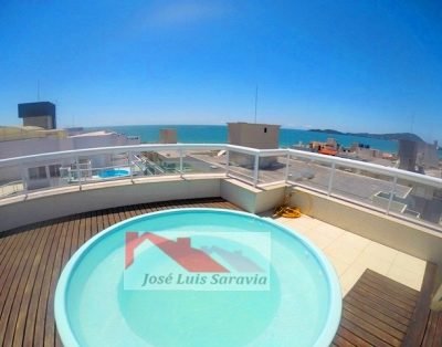 JL-RL504 Departamento con 3 habitaciones con Piscina y vista al mar en Bombas